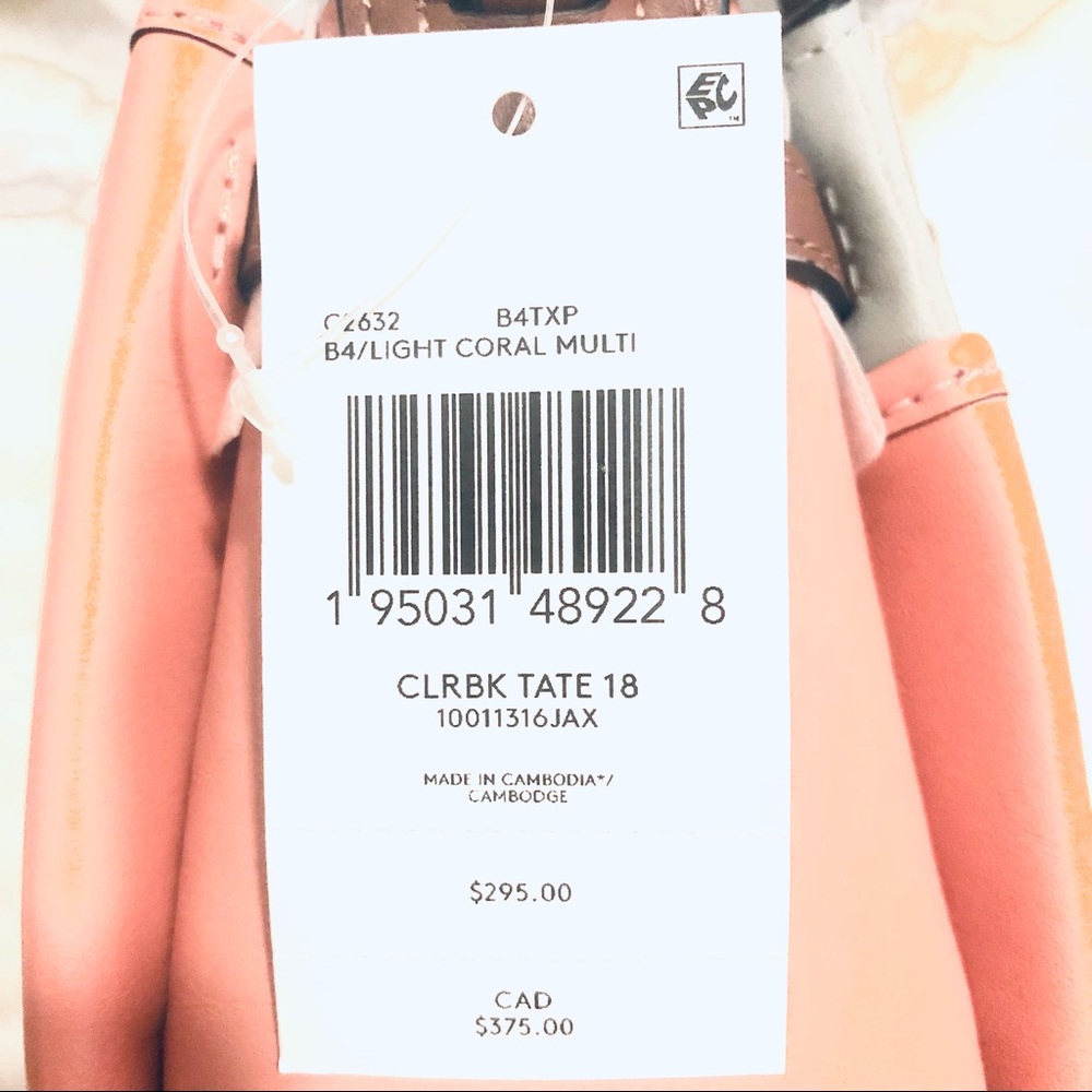 100% Authentic Brand New Coach Tate 18 Crossbody C2632 In Colorblock - Picture 16 of 16